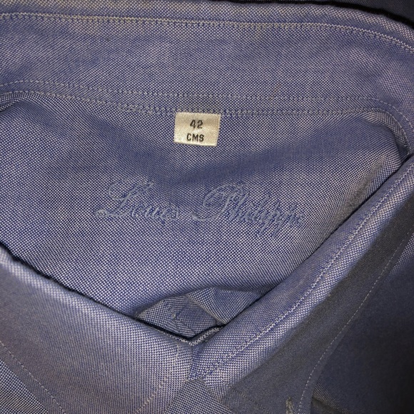 Men’s Blue Dress Shirt - Picture 2 of 2